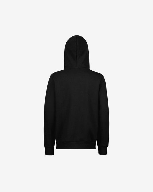 FLAW - Black Regular Hoodie.