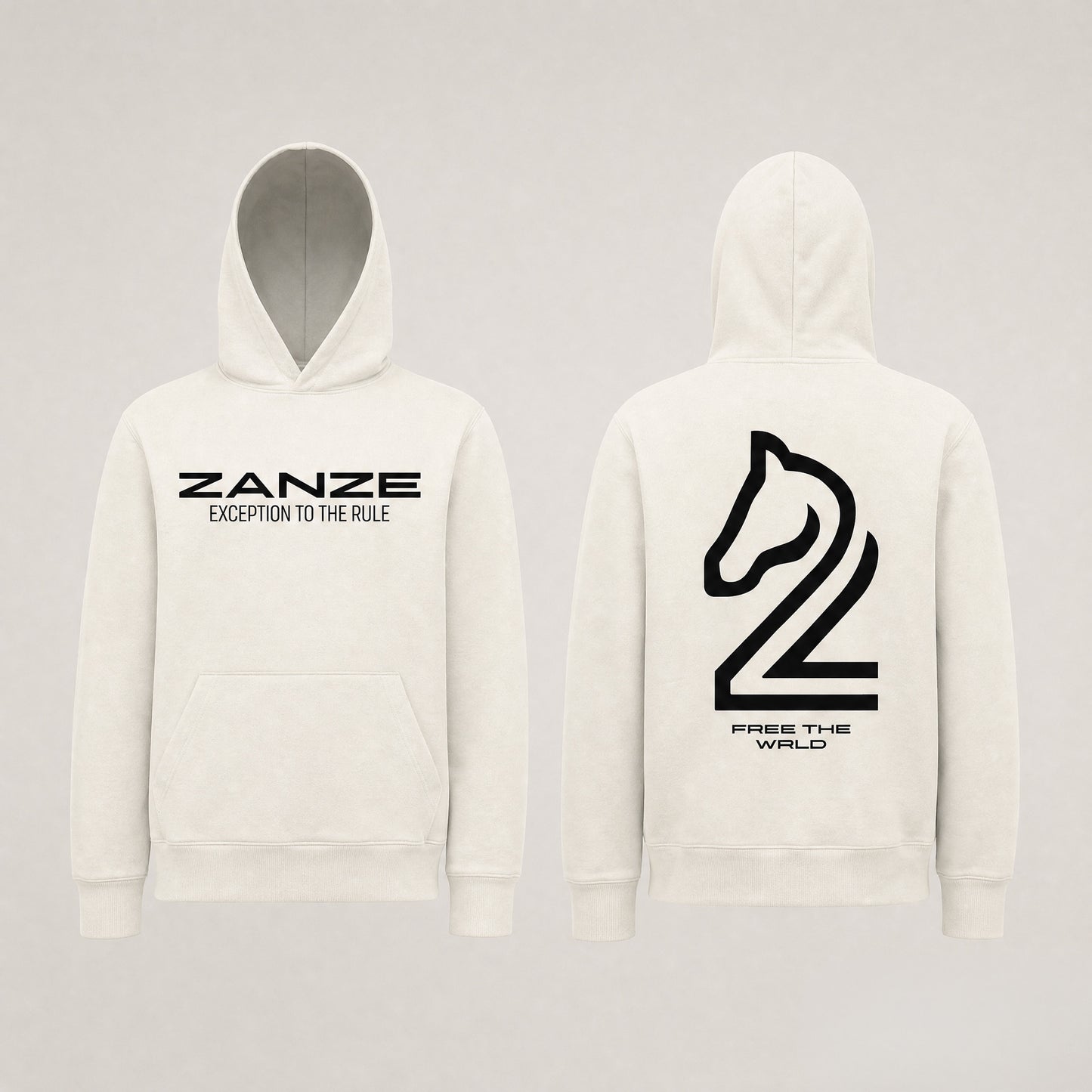 VINTAGE REGULAR WHITE — HOODIE
