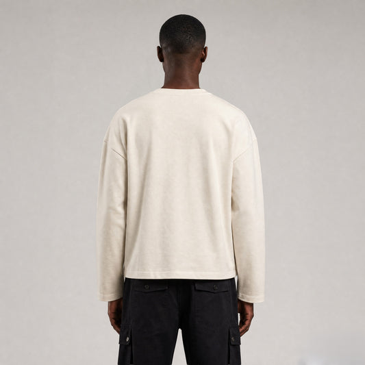 VINTAGE REGULAR WHITE — LONG SLEEVE