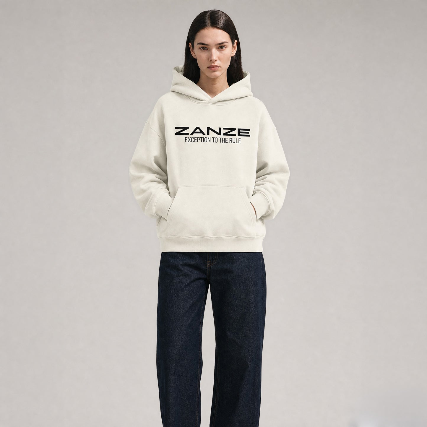 VINTAGE REGULAR WHITE — HOODIE
