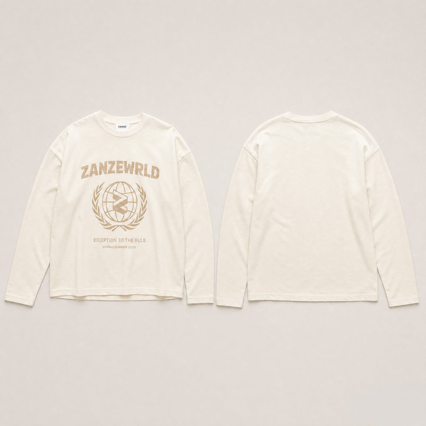 VINTAGE REGULAR WHITE — LONG SLEEVE