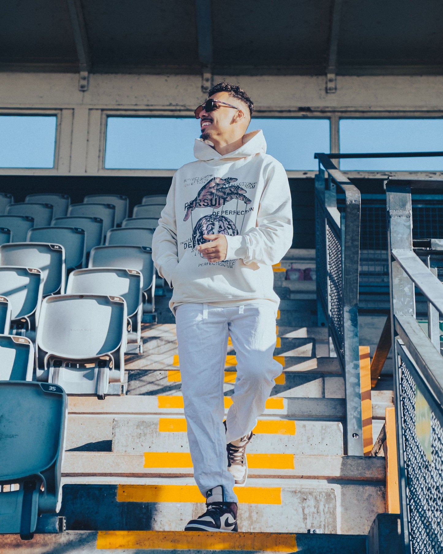FADE - Vintage White Regular Hoodie