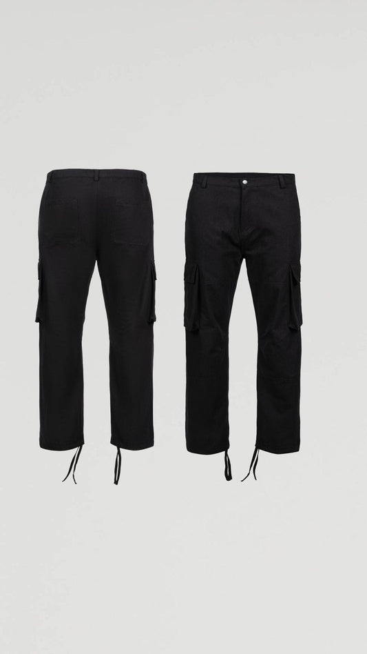 GRIT - Black Cargo Pants