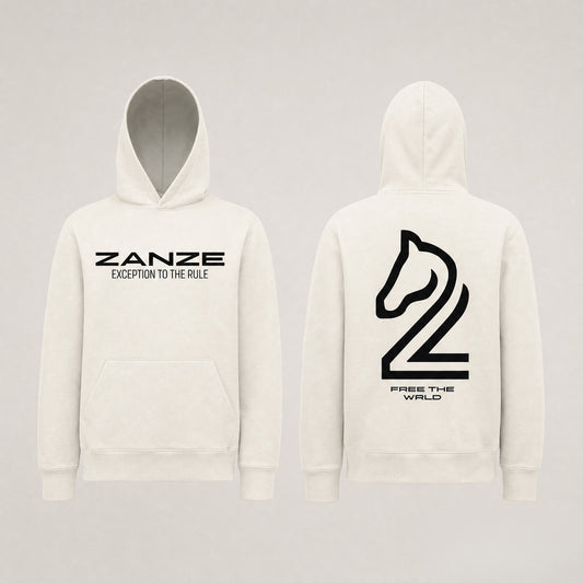 VINTAGE REGULAR WHITE — HOODIE