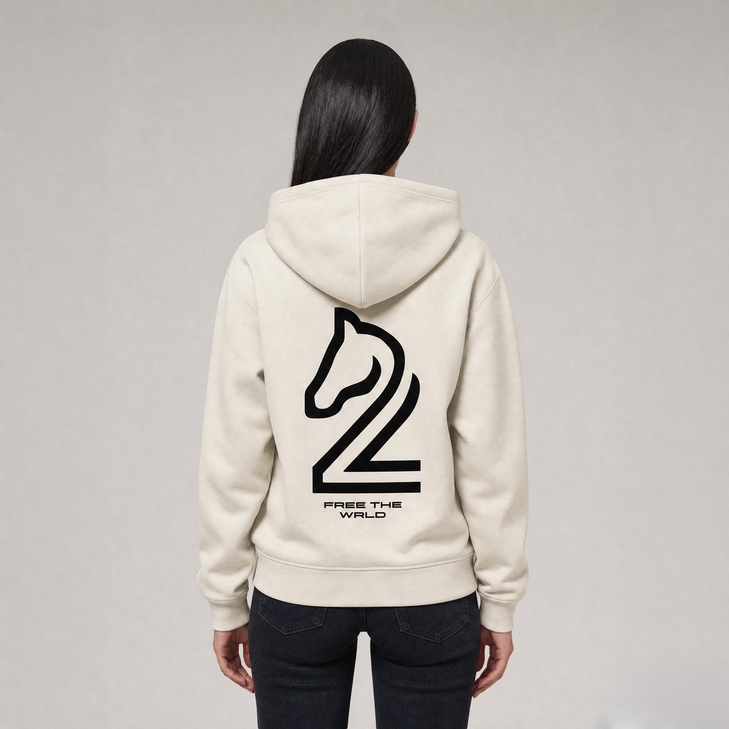 VINTAGE REGULAR WHITE — HOODIE
