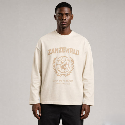 VINTAGE REGULAR WHITE — LONG SLEEVE